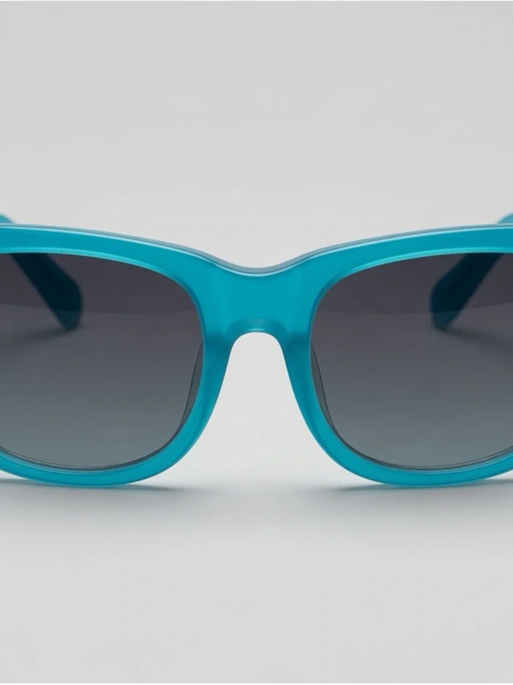 Matthew Williamson Turquoise Frame Sunglasses Detail